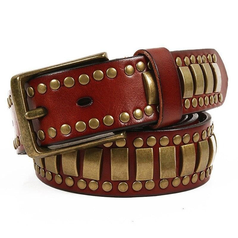 Ceinture Cloutée ou Homme Modèle Aakash - La Ceinturerie
