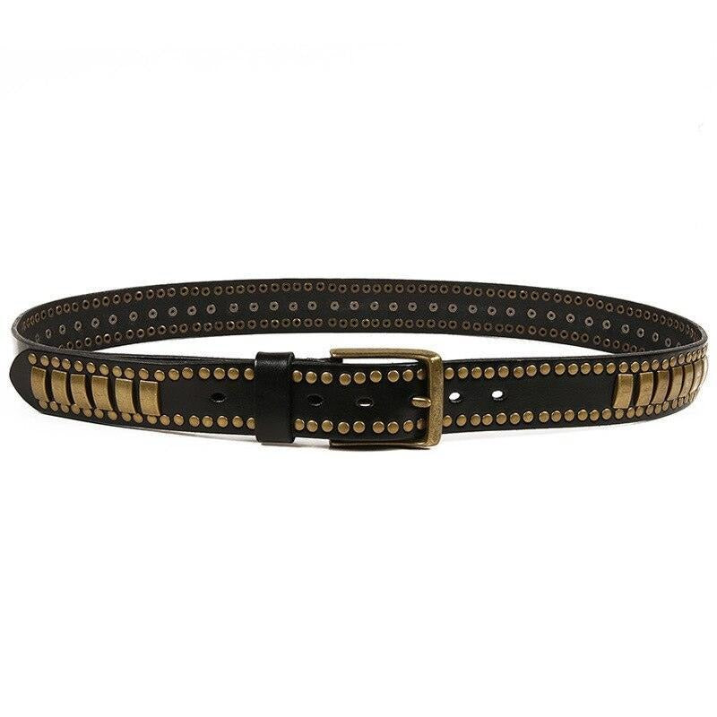 Ceinture Cloutée ou Homme Modèle Aakash - La Ceinturerie
