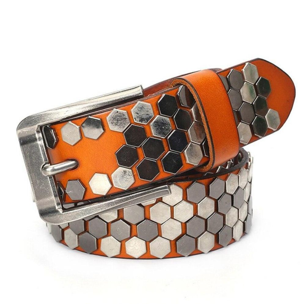 Ceinture Cloutée pour Femme ou Homme Modèle Amara - La Ceinturerie