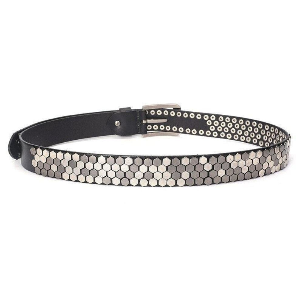 Ceinture Cloutée pour Femme ou Homme Modèle Amara - La Ceinturerie