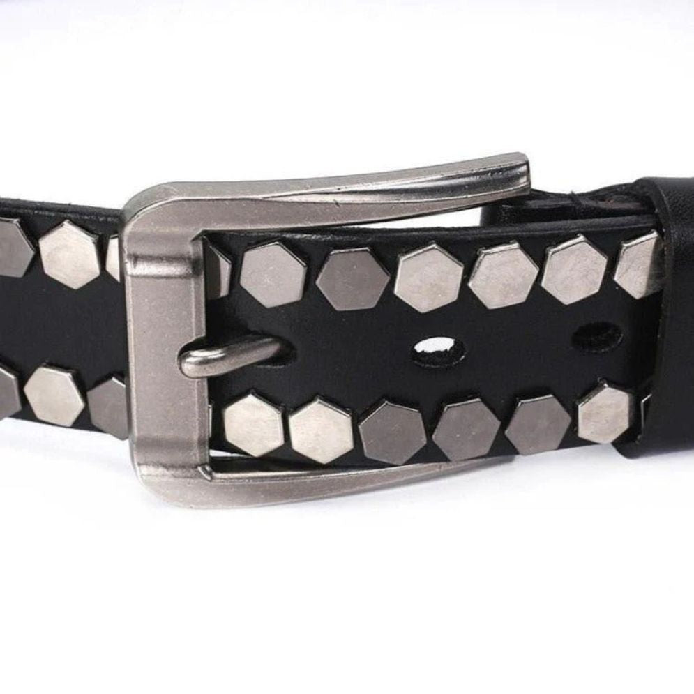 Ceinture Cloutée pour Femme ou Homme Modèle Amara - La Ceinturerie