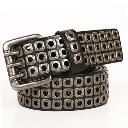 Ceinture Cloutée pour Femme Modèle Ezia Noire

