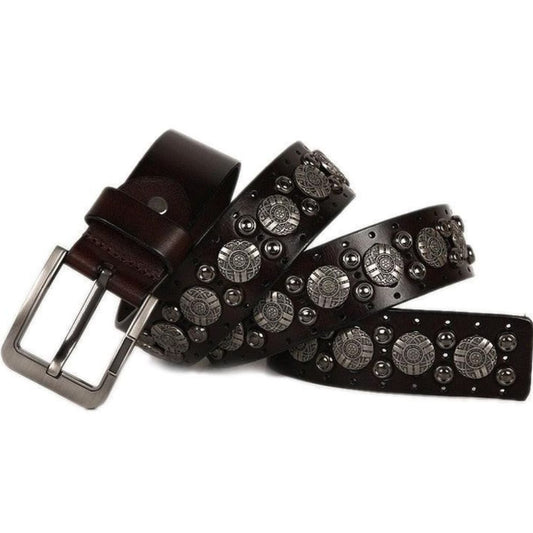 Ceinture Cloutée pour Homme Modèle Murtaz - La Ceinturerie

