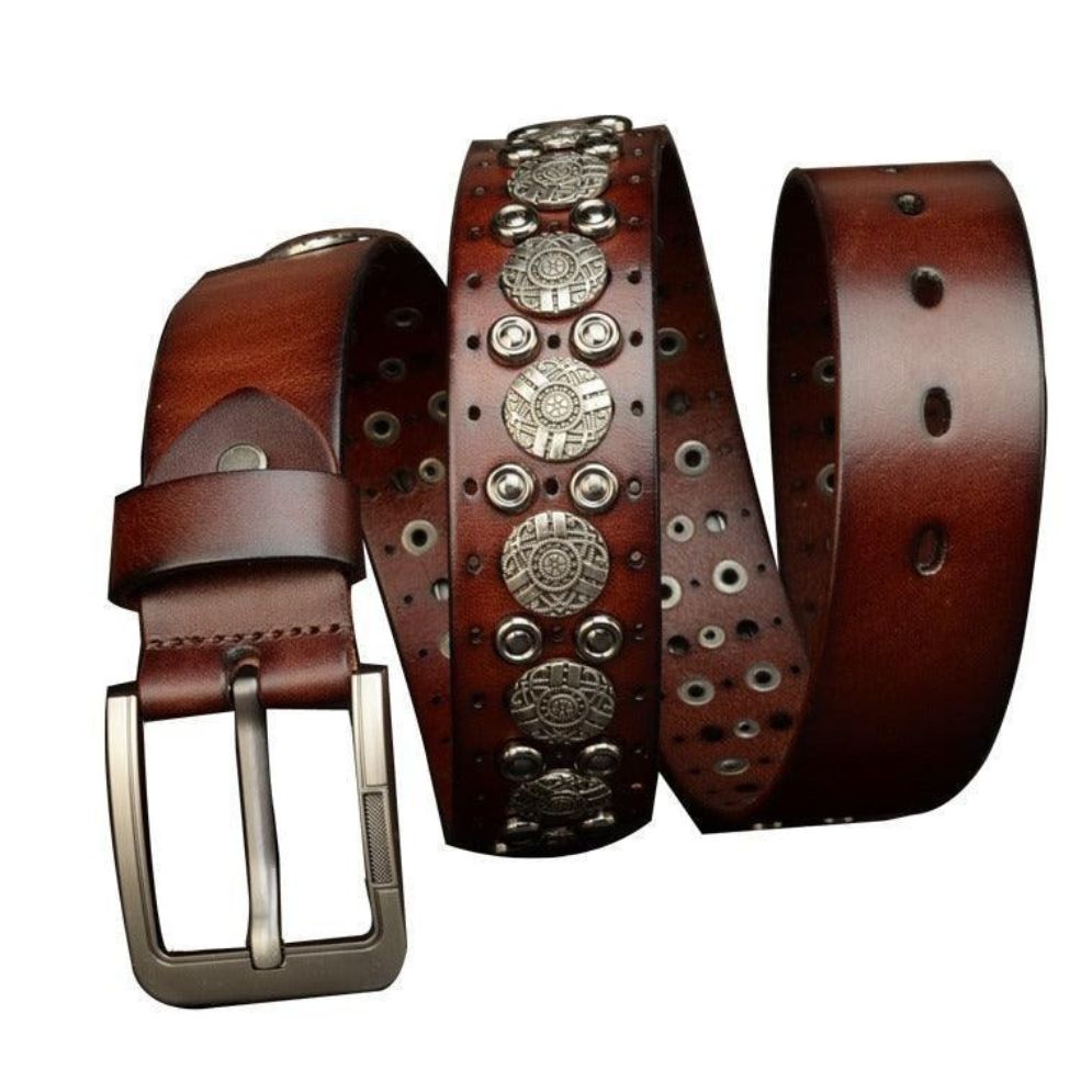 Ceinture Cloutée pour Homme Modèle Murtaz - La Ceinturerie
