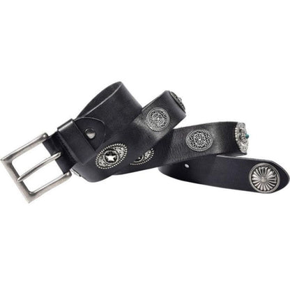 Ceinture Cloutée Homme Cuir Décors Modèle Herminio - La Ceinturerie