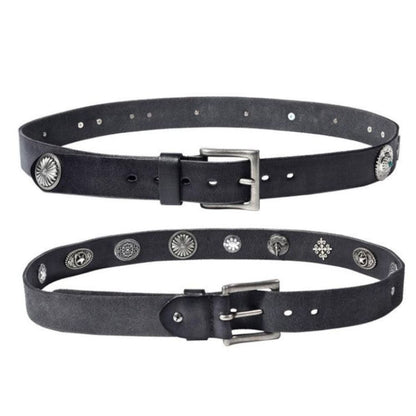 Ceinture Cloutée Homme Cuir Décors Modèle Herminio - La Ceinturerie