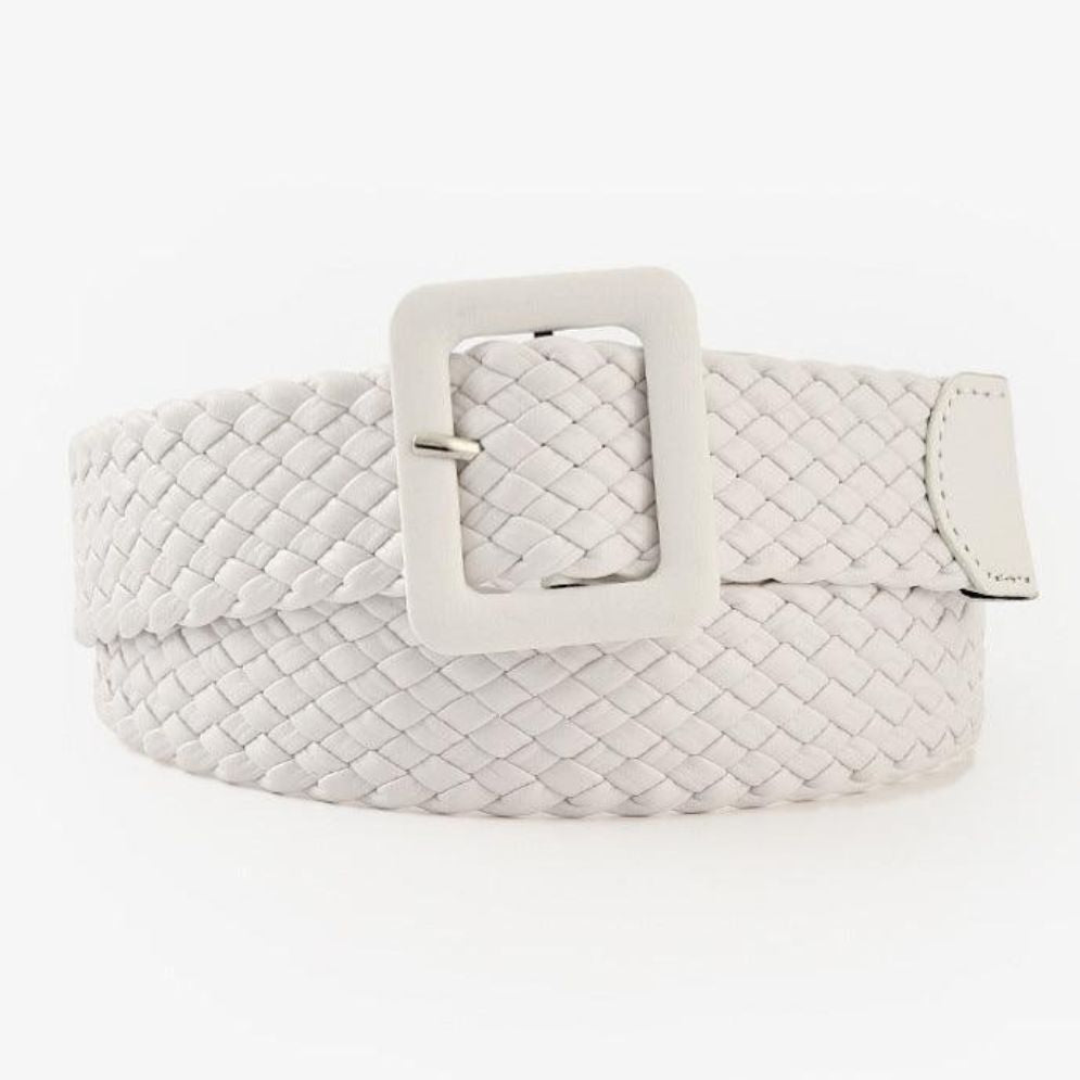 Ceinture Colorée pour Femme Modèle Kara Blanche