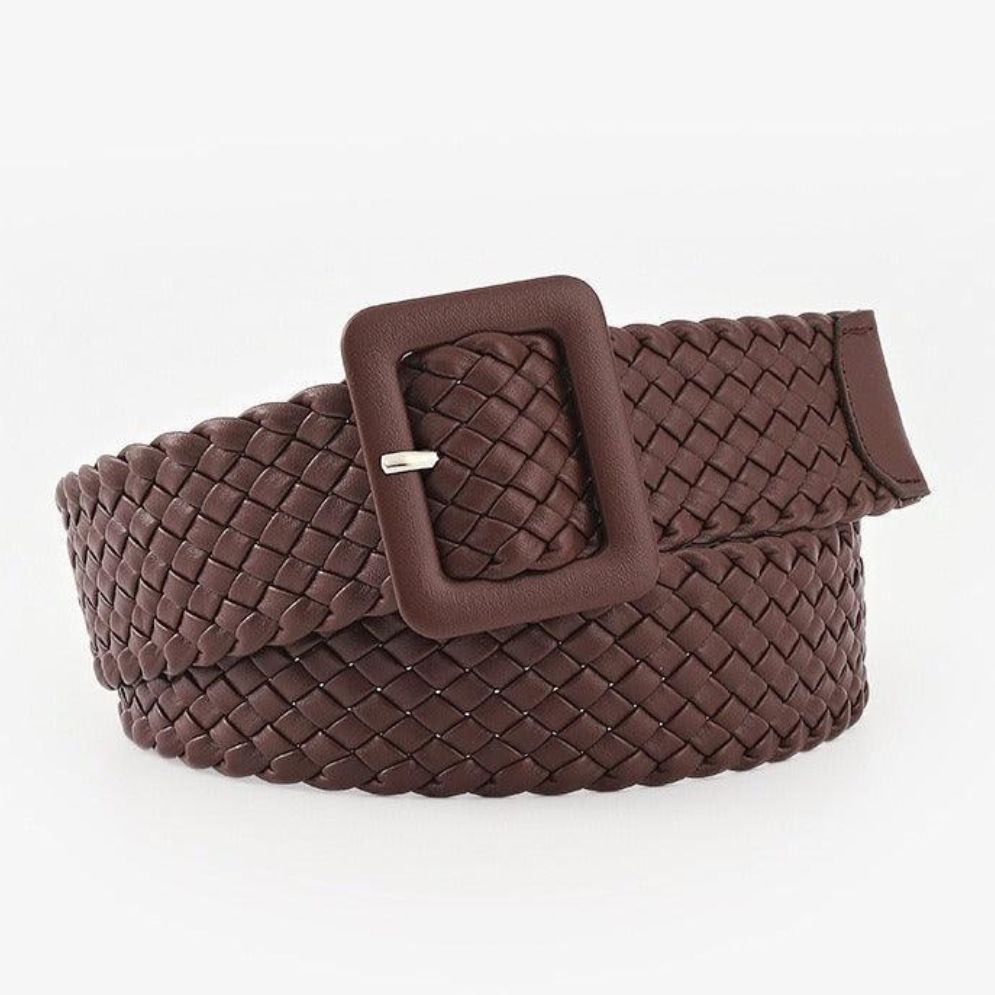 Ceinture Colorée pour Femme Modèle Kara Marron
