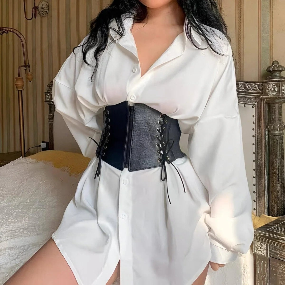 Ceinture Corset Fermeture et Lacets Modèle Patea - La Ceinturerie