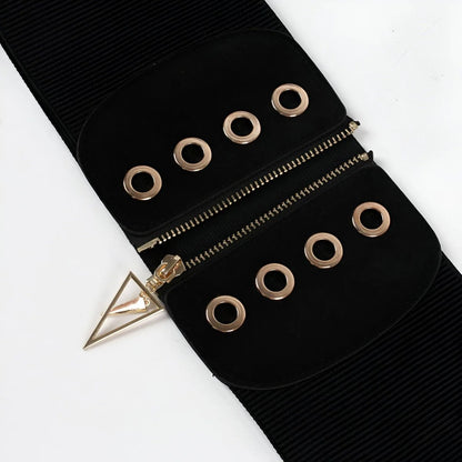 Ceinture Corset Triangle œillets Modèle Molly - La Ceinturerie