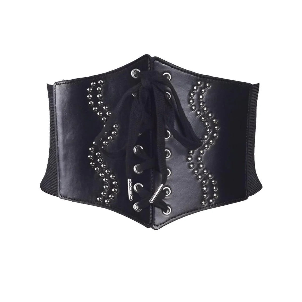 Ceinture Corset à Lacets avec Perles Modèle Alpa - La Ceinturerie

