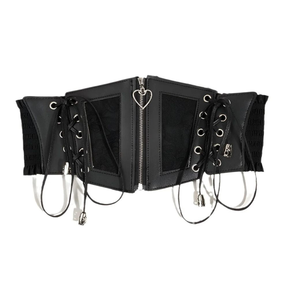 Ceinture Corset à Zip Modèle Abélia - La Ceinturerie

