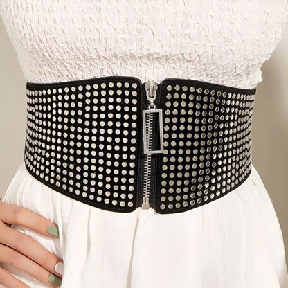 Ceinture Corset à Zip Modèle Araki - La Ceinturerie
