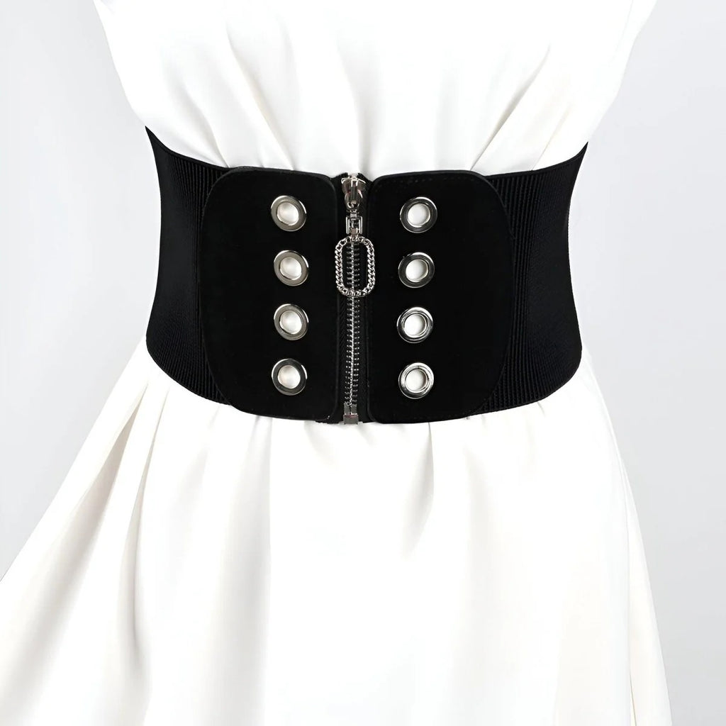Ceinture Corset Fermeture Ovale œillets Modèle Seanna - La Ceinturerie
