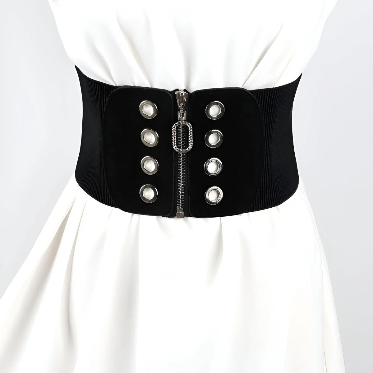 Ceinture Corset Fermeture Ovale œillets Modèle Seanna - La Ceinturerie
