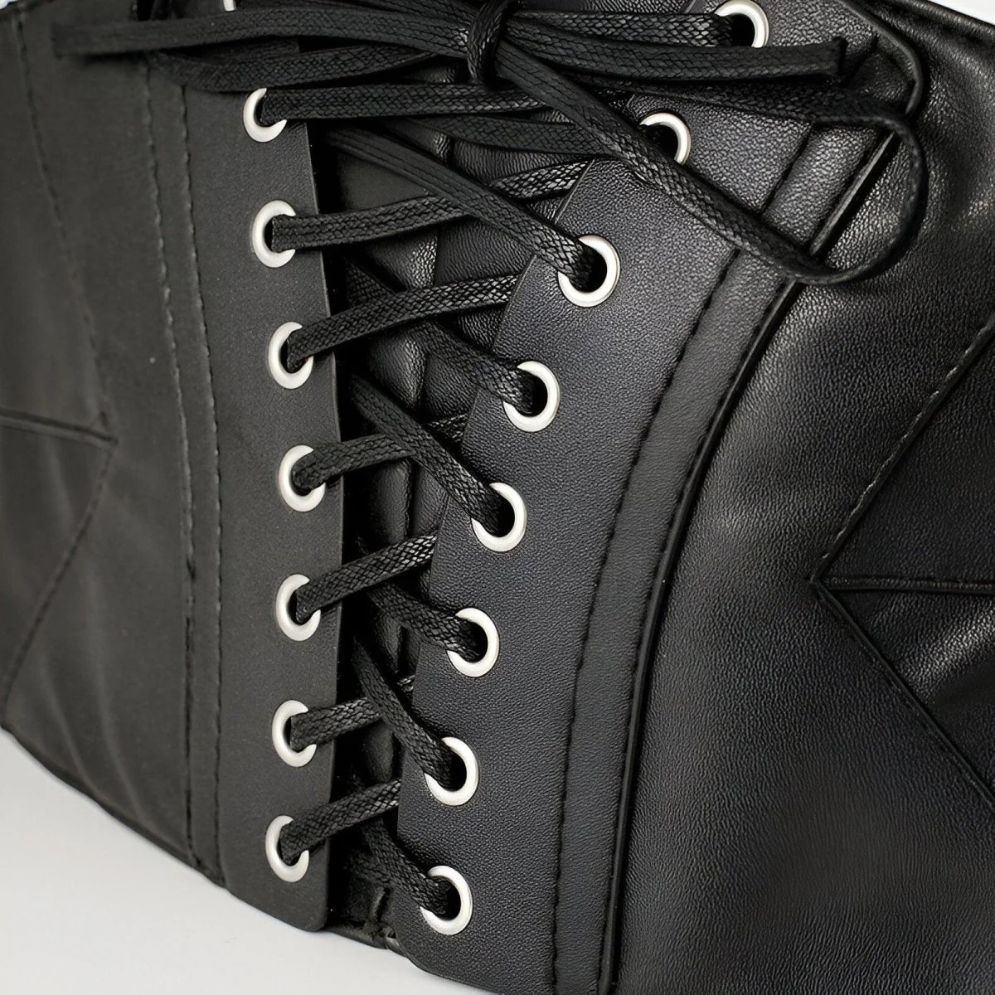 Ceinture Corset Large à Lacets Modèle Irwin - La Ceinturerie
