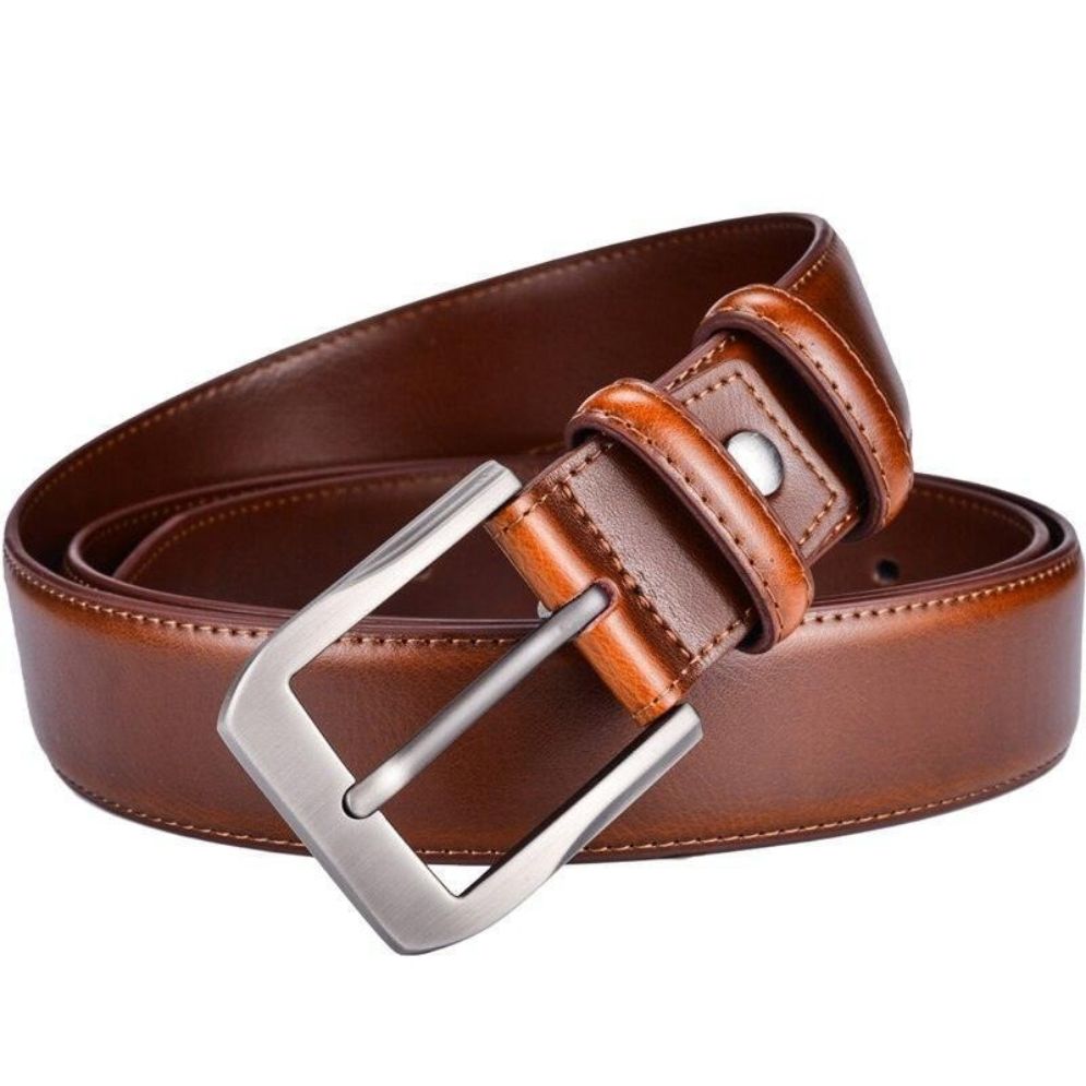 Ceinture de Costume en Cuir pour Homme Modèle Logan - La Ceinturerie
