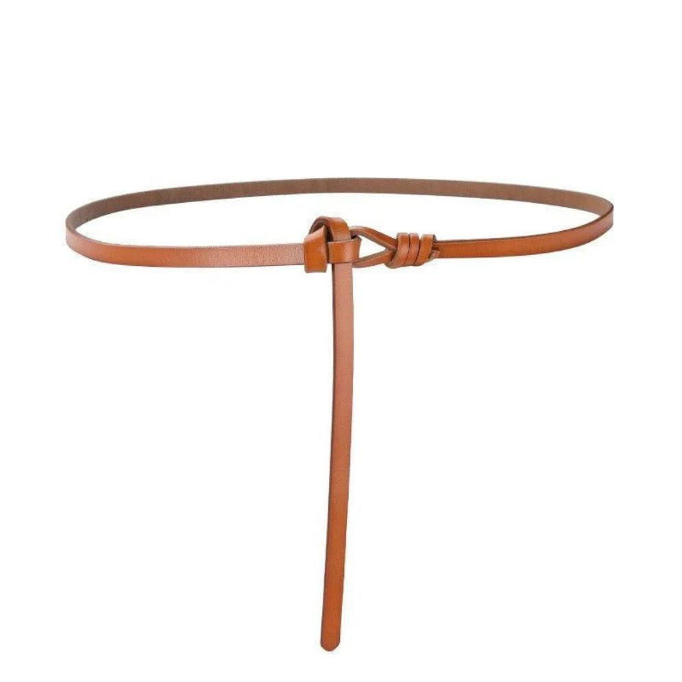 Ceinture en Cuir à Nouer Modèle Isabel - La Ceinturerie