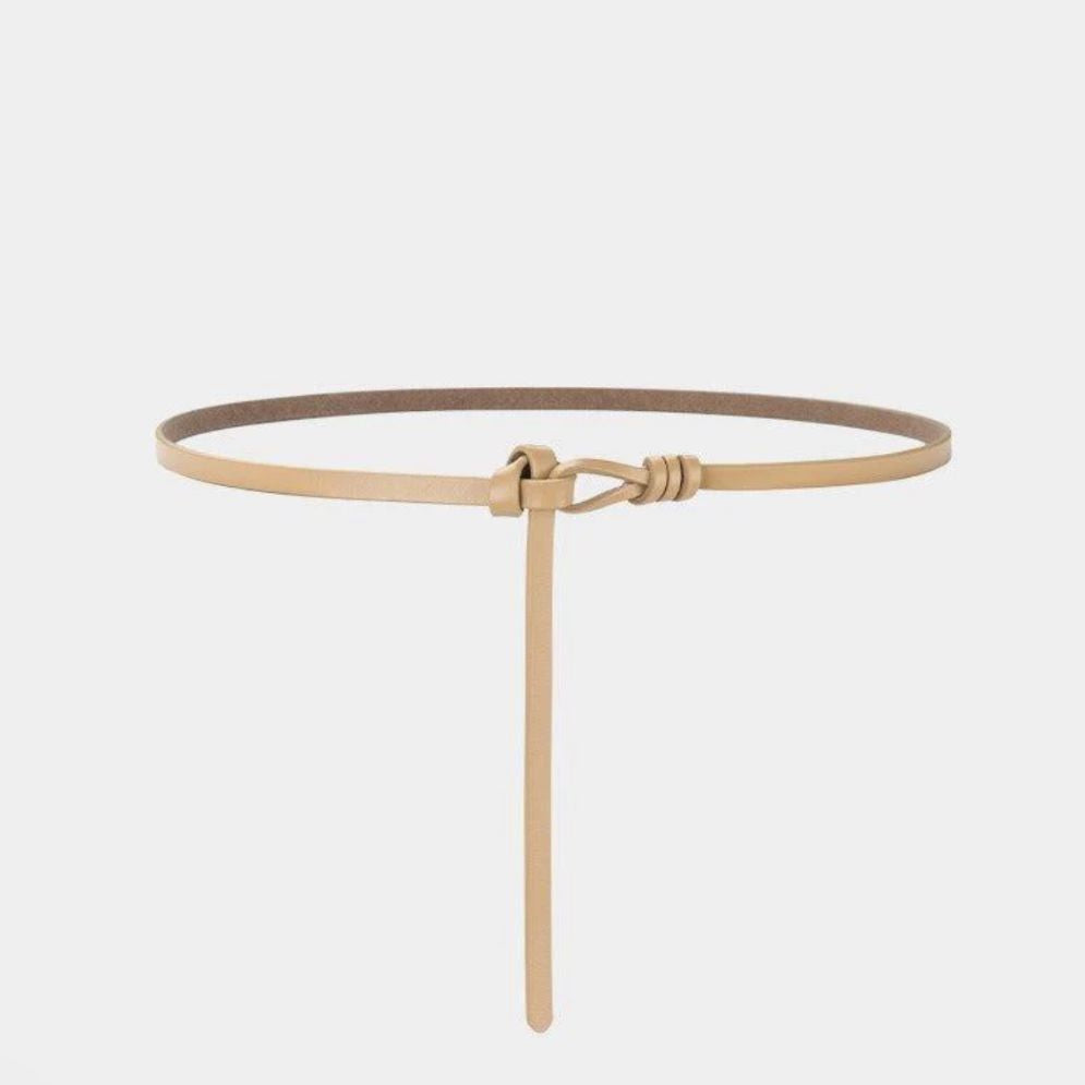 Ceinture en Cuir à Nouer Modèle Isabel - La Ceinturerie