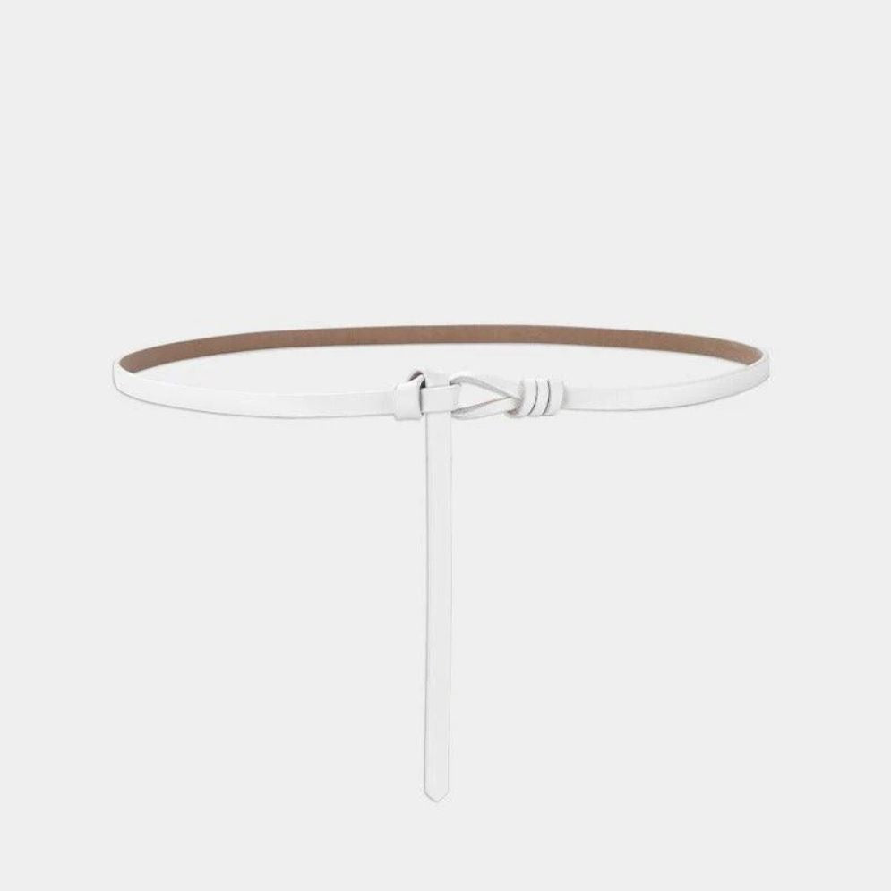 Ceinture en Cuir à Nouer Modèle Isabel - La Ceinturerie