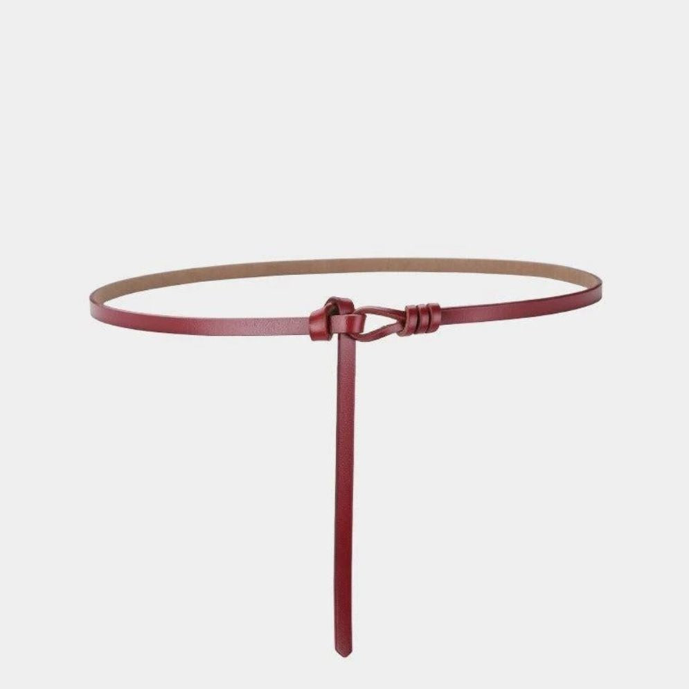 Ceinture en Cuir à Nouer Modèle Isabel - La Ceinturerie