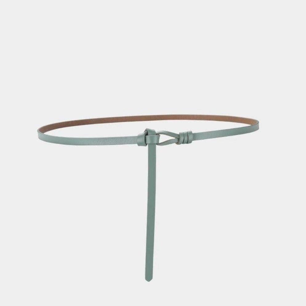 Ceinture en Cuir à Nouer Modèle Isabel - La Ceinturerie