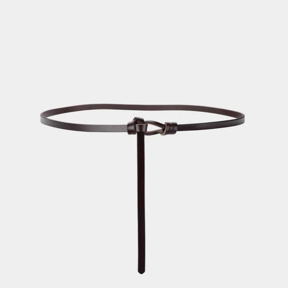 Ceinture en Cuir à Nouer Modèle Isabel - La Ceinturerie