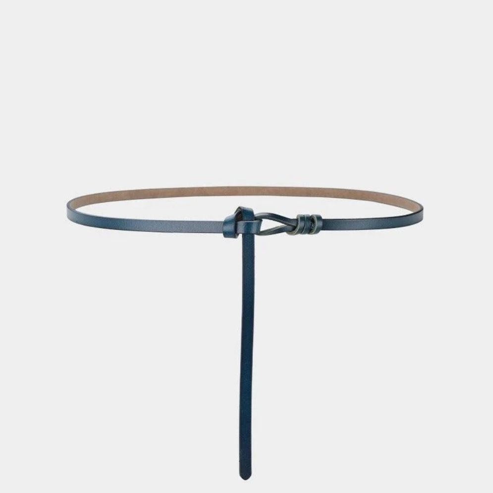 Ceinture en Cuir à Nouer Modèle Isabel - La Ceinturerie