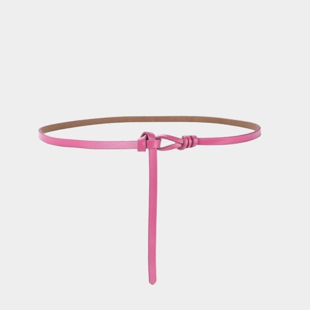 Ceinture en Cuir à Nouer Modèle Isabel - La Ceinturerie