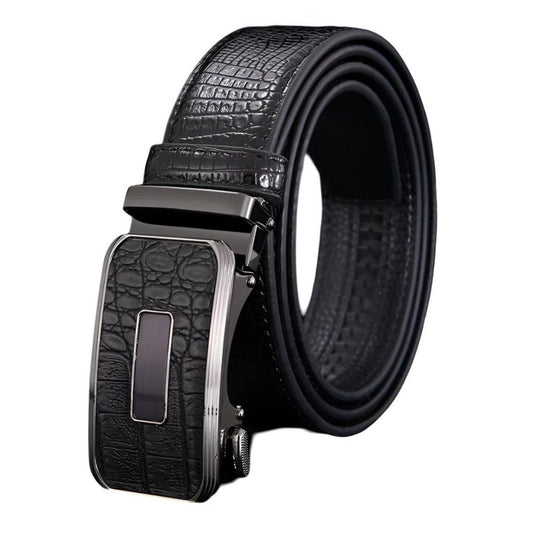 Ceinture Cuir Crocodile pour Homme Modèle Valerico - La Ceinturerie

