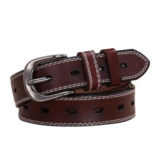 Ceinture en Cuir pour Femme Modèle Célia - La Ceinturerie

