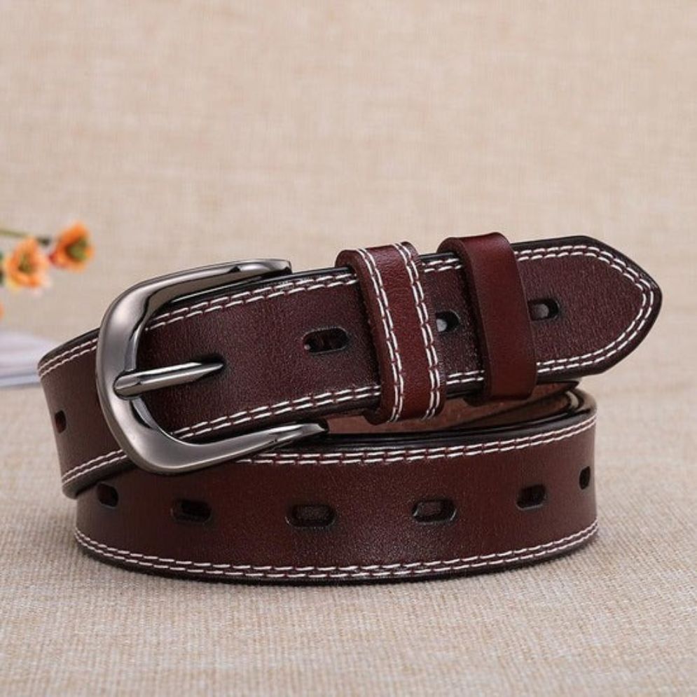 Ceinture en Cuir pour Femme Modèle Célia - La Ceinturerie
