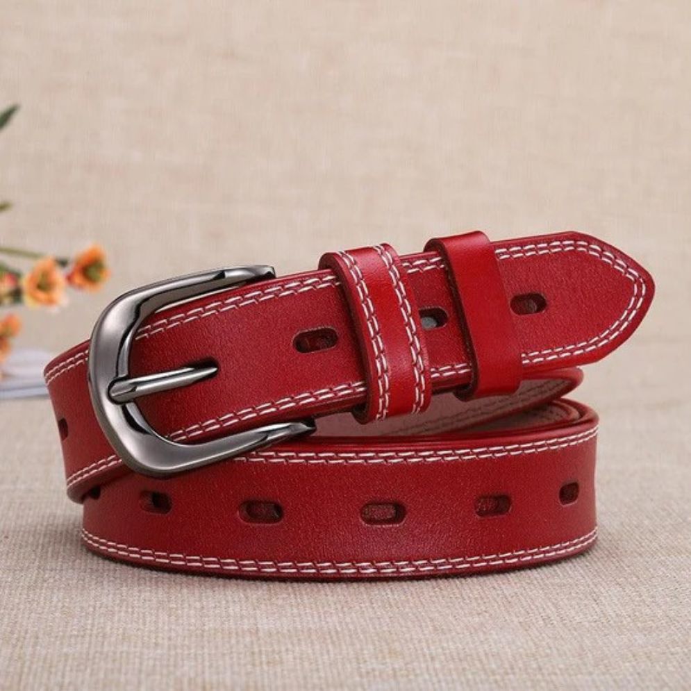 Ceinture en Cuir pour Femme Modèle Célia - La Ceinturerie
