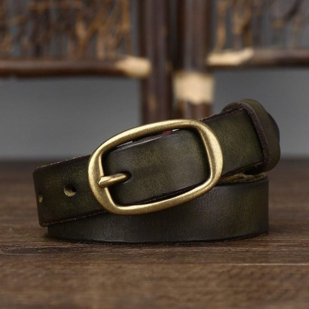 Ceinture en Cuir pour Femme Modèle Tsula - La Ceinturerie