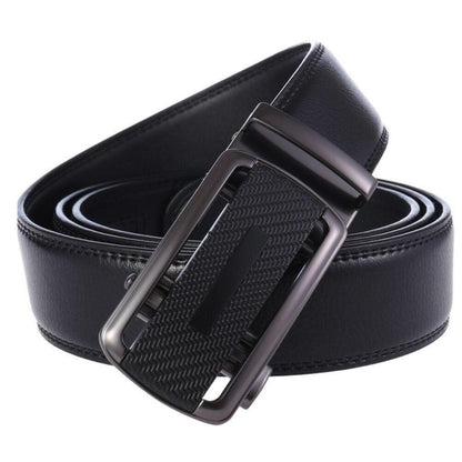 Ceinture De Costume Avec Boucle Automatique Argentée - La Ceinturerie
