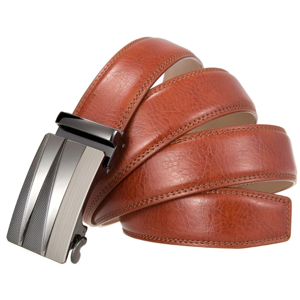 Ceinture de Costume avec Boucle Automatique Argentée Modèle Kovacs