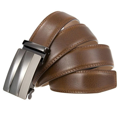 Ceinture de Costume avec Boucle Automatique Argentée Modèle Kovacs