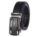 Ceinture De Costume Avec Boucle Automatique Argentée - La Ceinturerie
