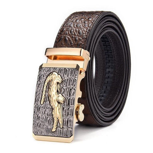 Ceinture de Costume Crocodile pour Homme Modèle Athnu - La Ceinturerie

