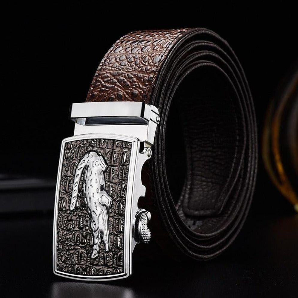Ceinture de Costume Crocodile pour Homme Modèle Athnu - La Ceinturerie
