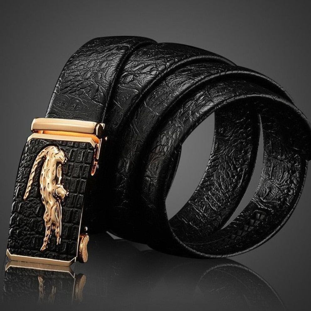 Ceinture Costume Crocodile pour Homme Modèle Etienne - La Ceinturerie