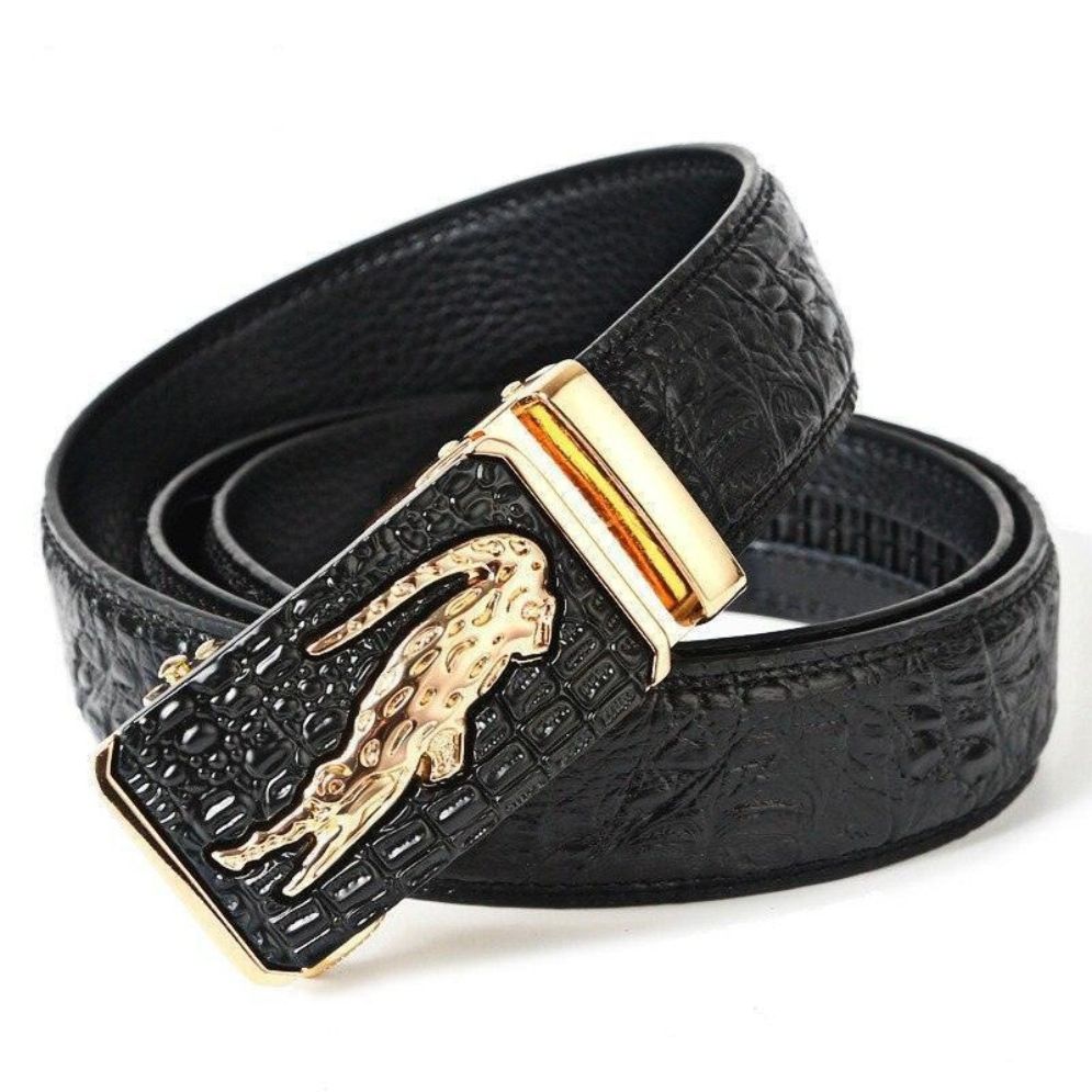 Ceinture Costume Crocodile pour Homme Modèle Etienne - La Ceinturerie