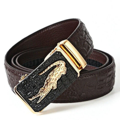 Ceinture Costume Crocodile pour Homme Modèle Etienne - La Ceinturerie