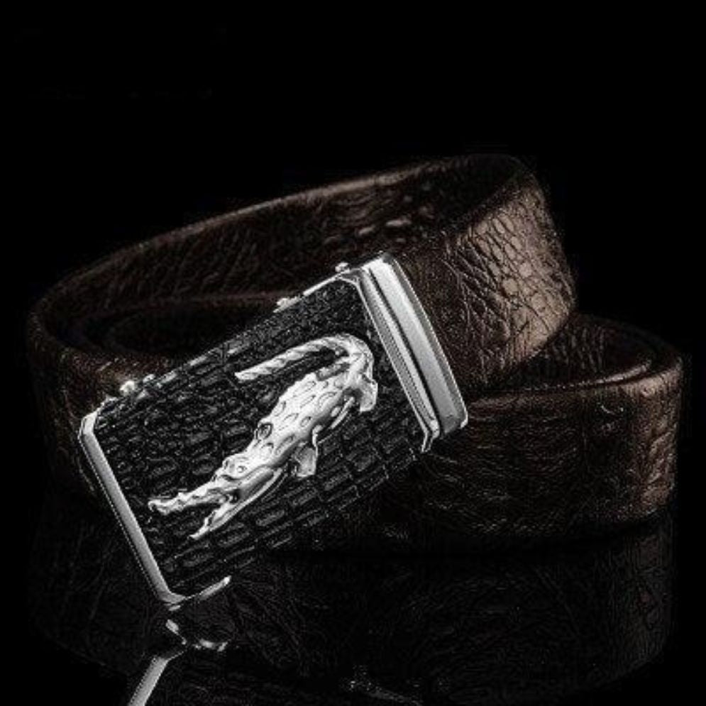 Ceinture Costume Crocodile pour Homme Modèle Etienne - La Ceinturerie