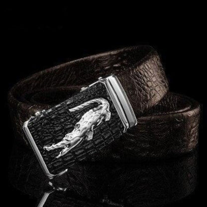 Ceinture Costume Crocodile pour Homme Modèle Etienne - La Ceinturerie