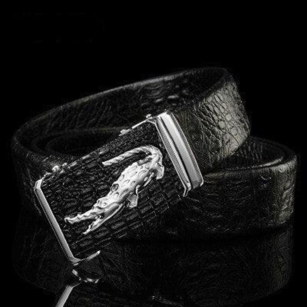 Ceinture Costume Crocodile pour Homme Modèle Etienne - La Ceinturerie