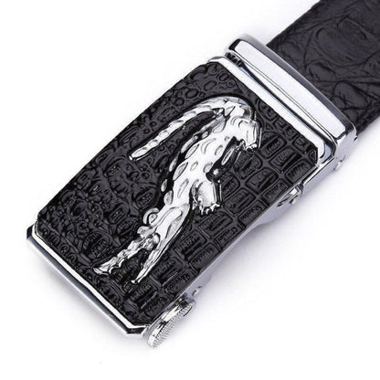 Ceinture Costume Crocodile pour Homme Modèle Etienne - La Ceinturerie