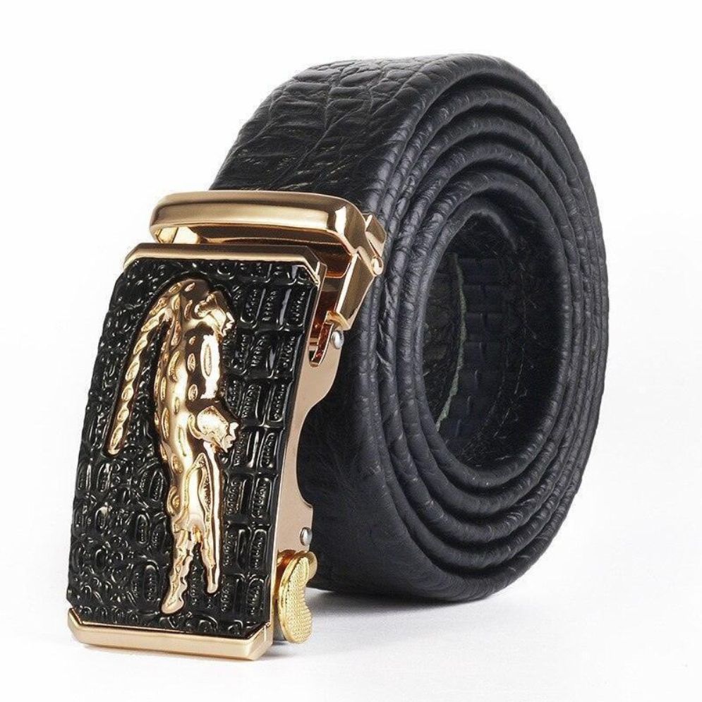 Ceinture Costume Crocodile pour Homme Modèle Etienne - La Ceinturerie