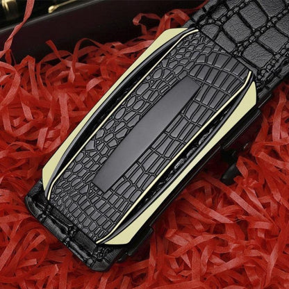 Ceinture de Costume Crocodile Homme Modèle Guillaume - La Ceinturerie