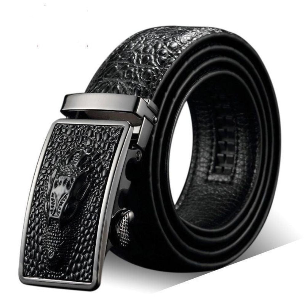 Ceinture de Costume Crocodile pour Homme Modèle Oren - La Ceinturerie
